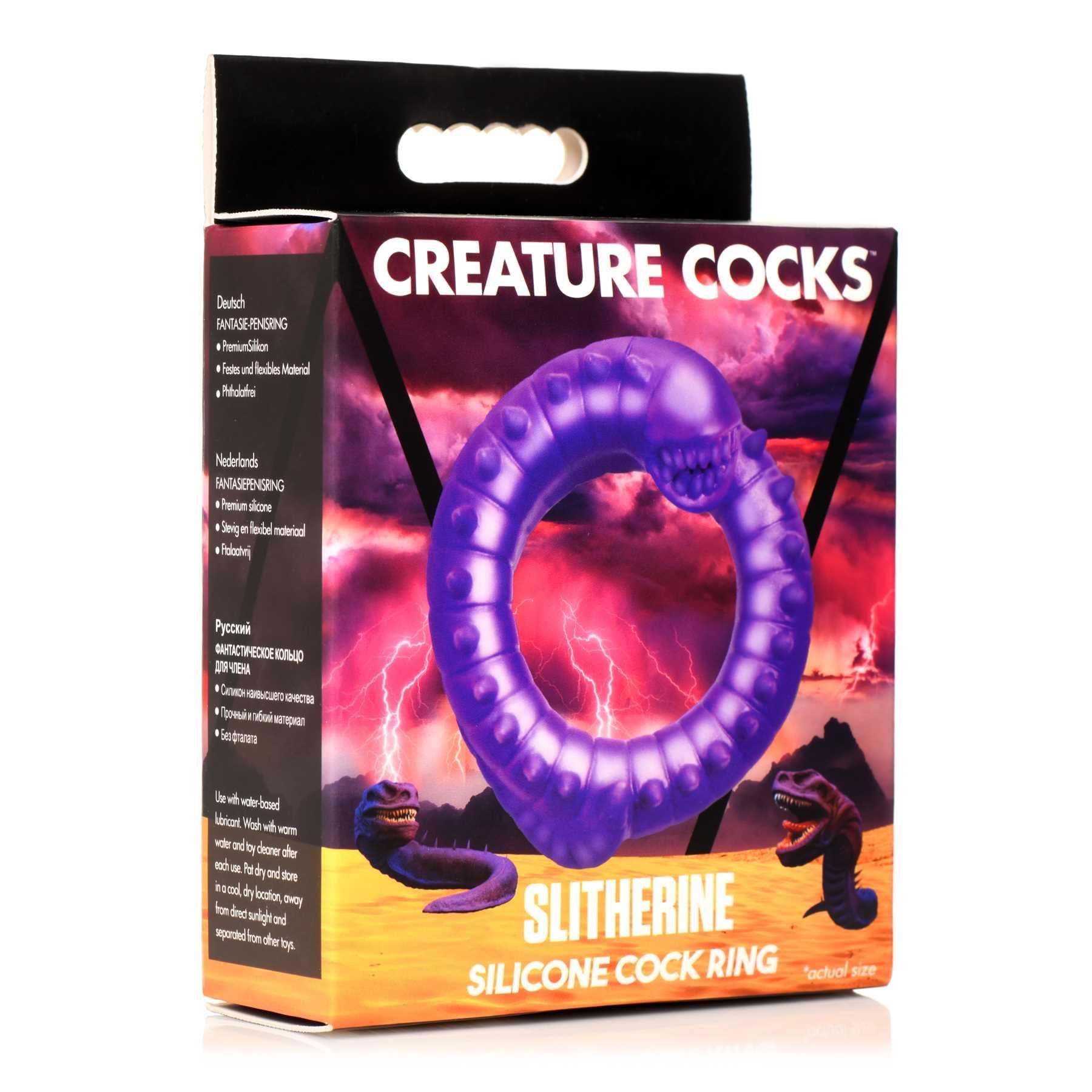 Creature Cocks Slitherine Silicone Cock Ring packaging