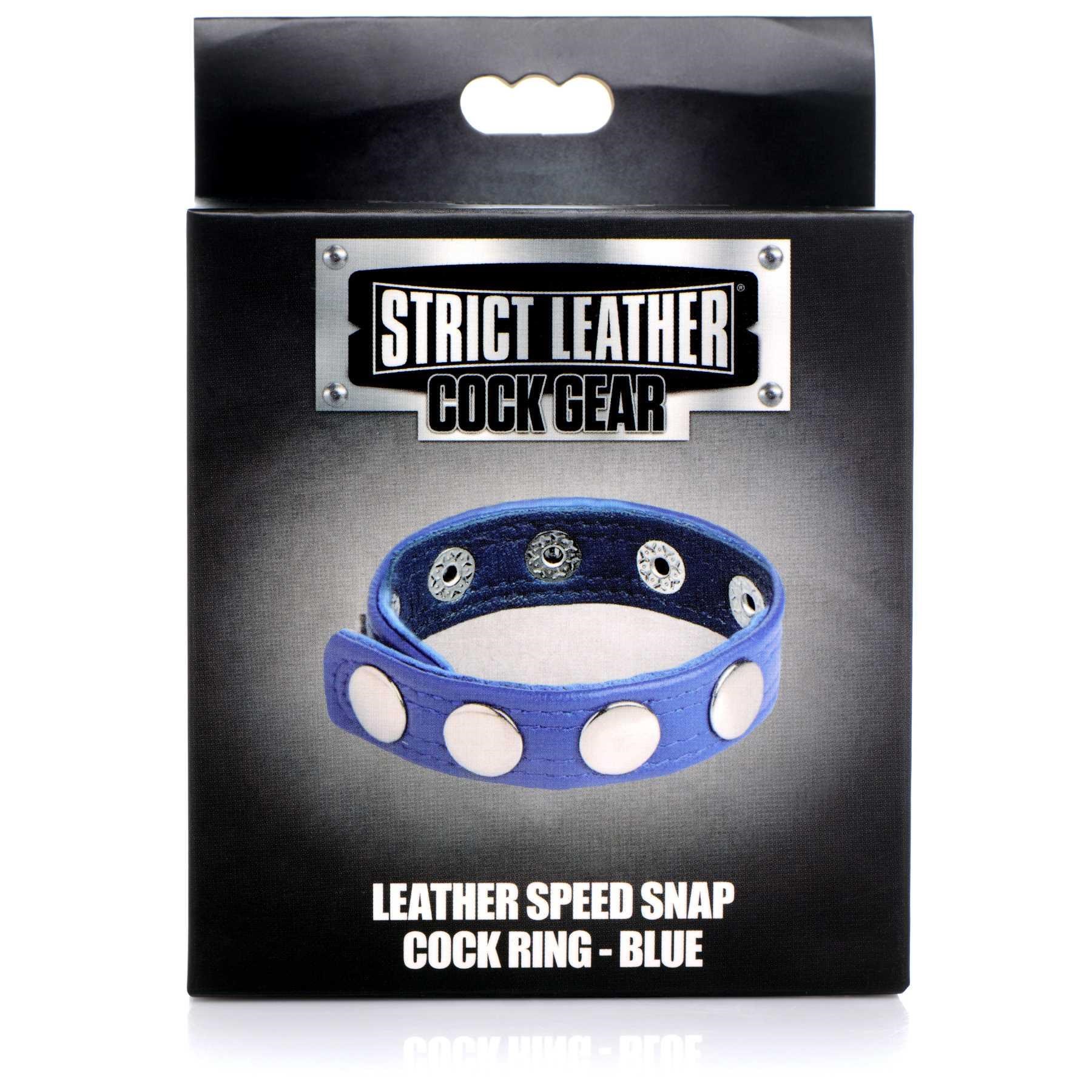 Cock Gear Leather Speed Snap Cock Ring packaging
