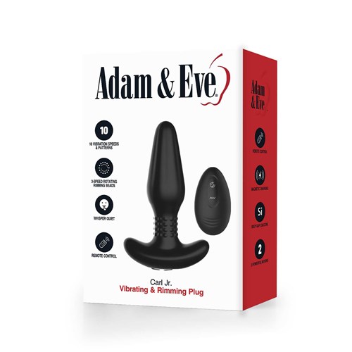 Adam and Eve Vibrating & Rimming Plug packaging