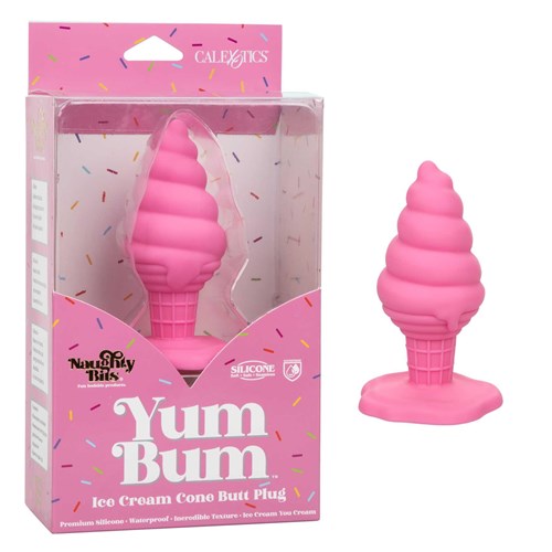 Naughty Bits Yum Bum Ice Cream Cone Butt Plug packaging