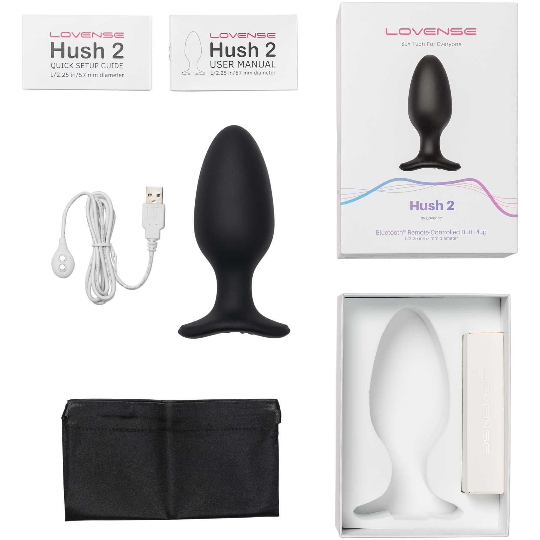 Lovense Hush 2 Bluetooth Vibrating Butt Plug