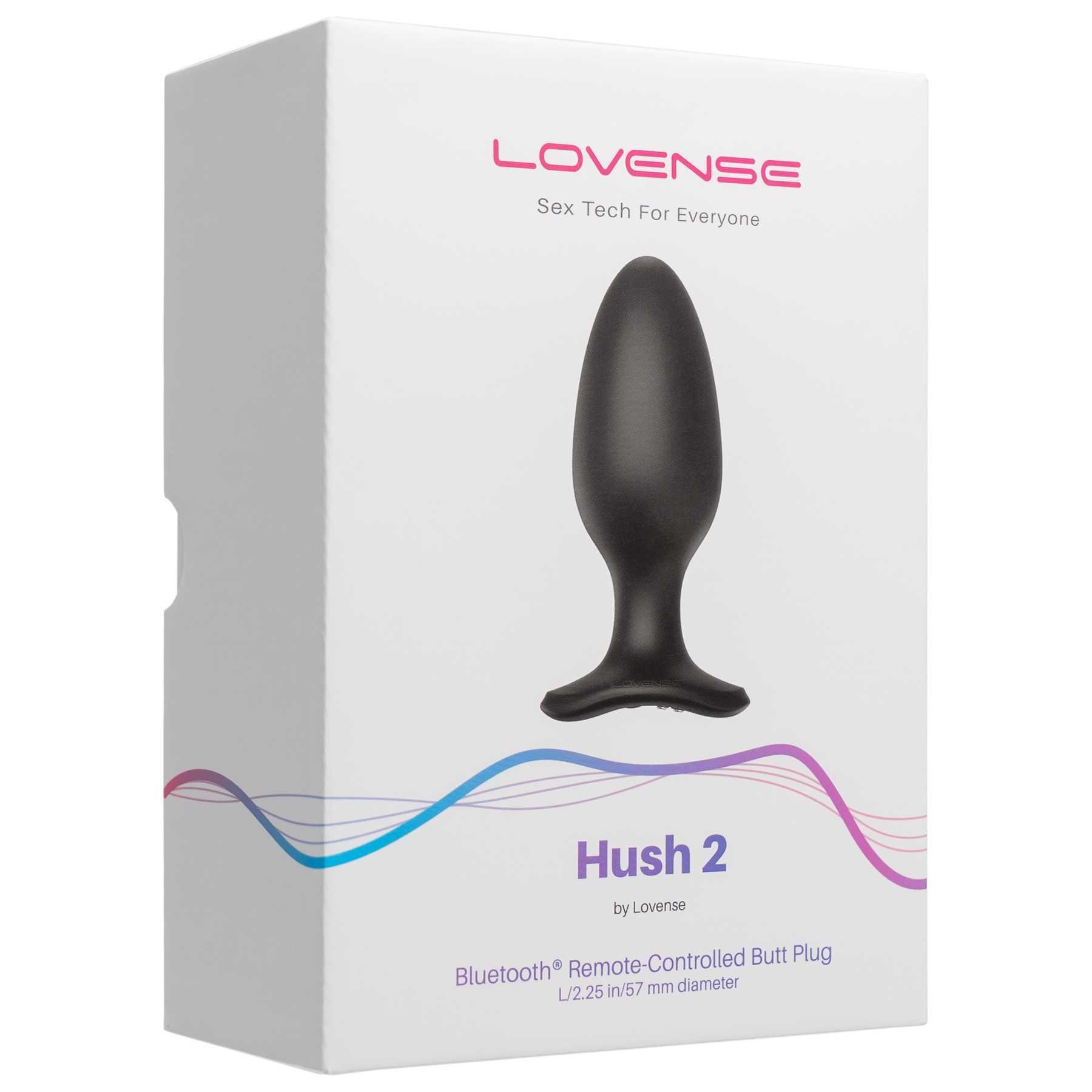 Lovense Hush 2 Bluetooth Vibrating Butt Plug packaging