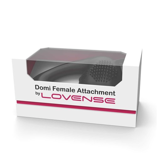 Lovense Domi Clitoral And Dual Stimulating Wand Attachment packaging