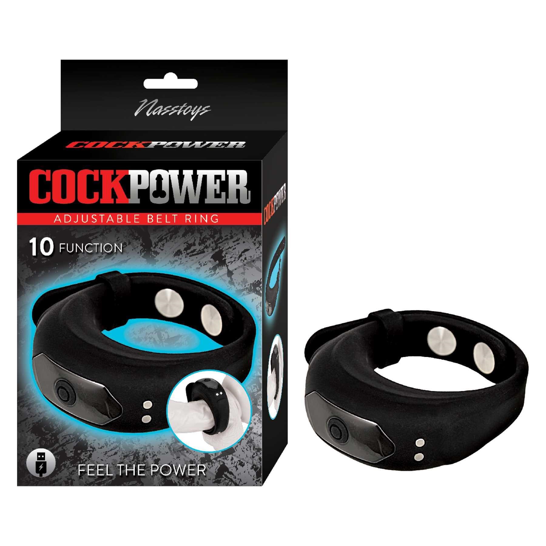 COCKPOWER ADJUSTABLE BELT RING packaging