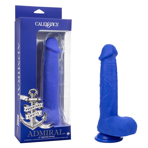 Admiral 8 Inch Vibrating Captain Dildo packaging