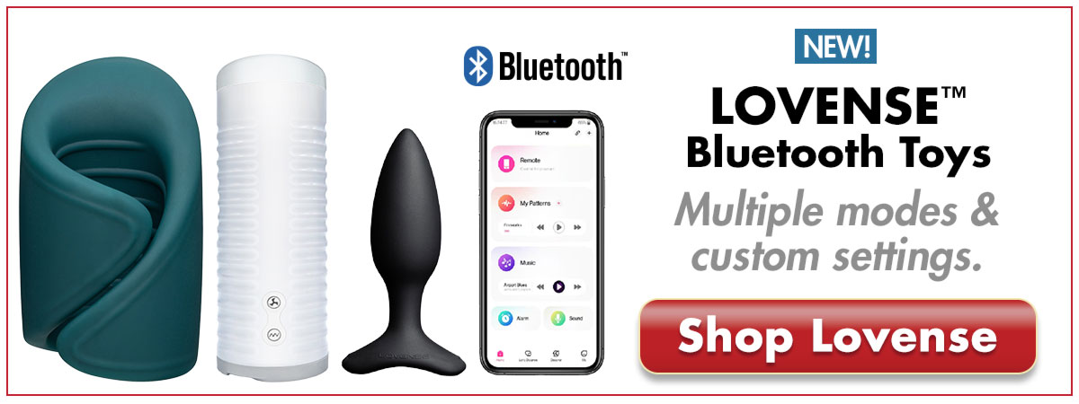 Lovense Bluetooth Toys - Play Remotely Using The App.  Many Different Modes & settings!