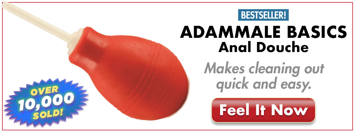 AdamMale Basics Anal Douche - Makes Cleaning Out Quick And Easy!