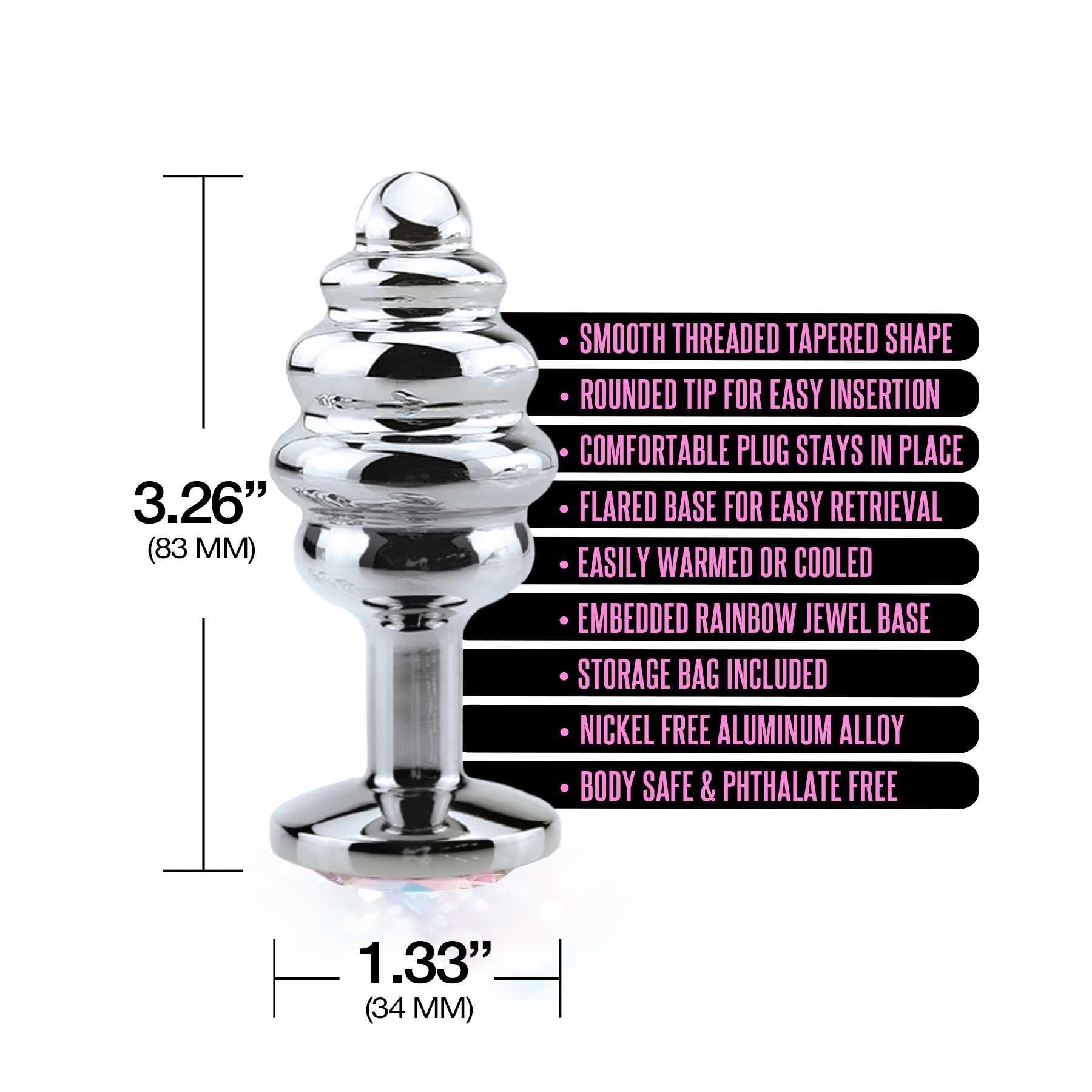 NIXIE HONEY DIPPER METAL BUTT PLUG specifications