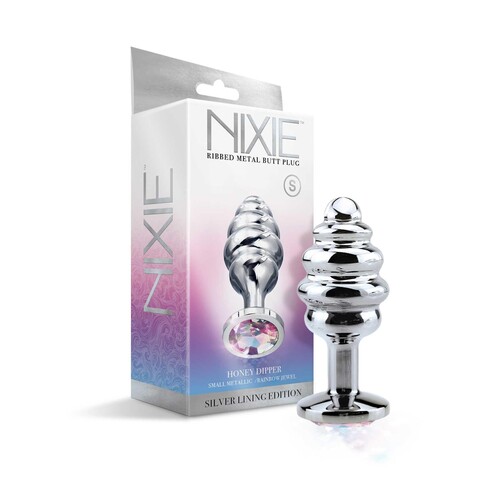 NIXIE HONEY DIPPER METAL BUTT PLUG boxed