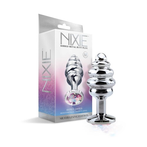 NIXIE HONEY DIPPER METAL BUTT PLUG boxed