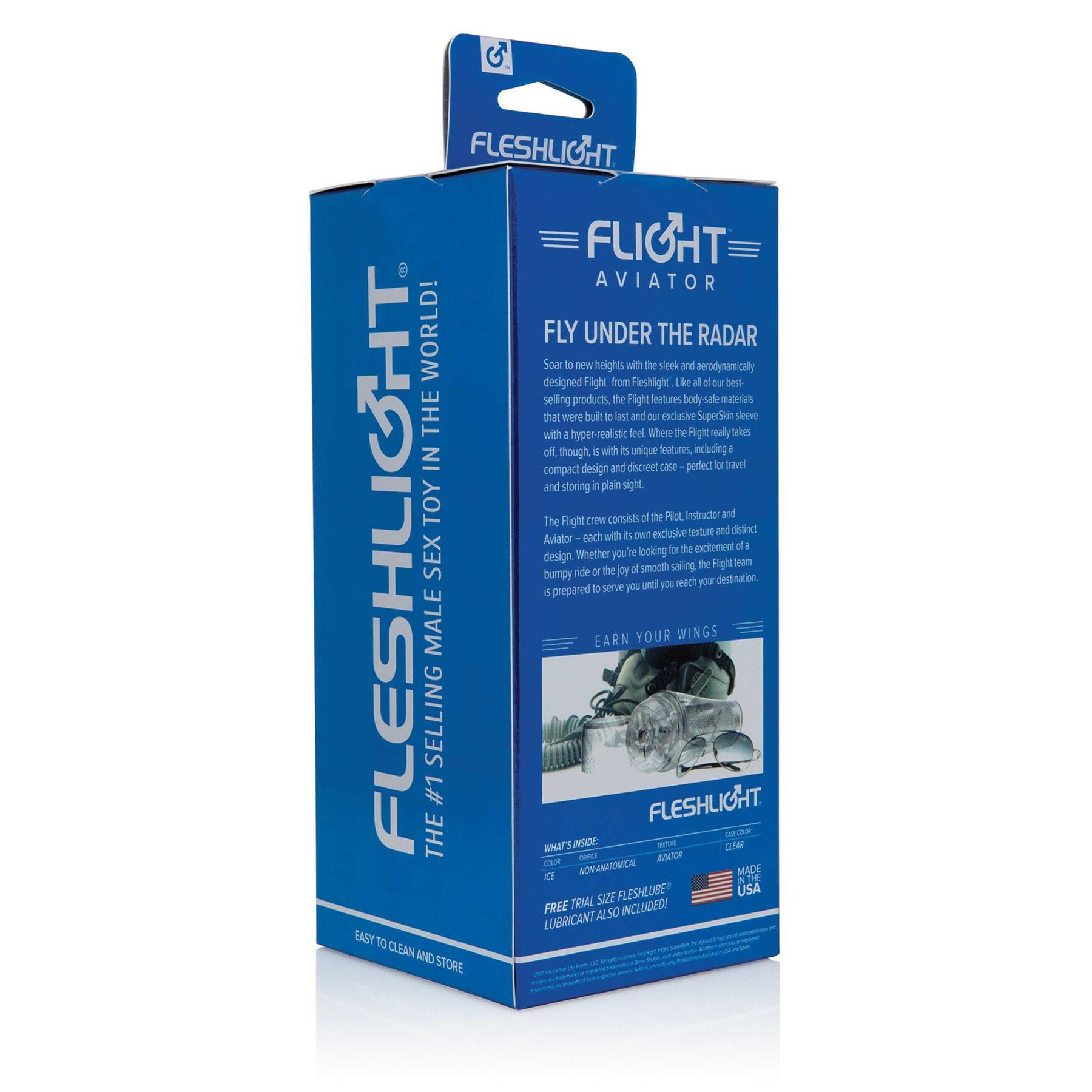 Fleshlight Flight Aviator male masturbator packaging