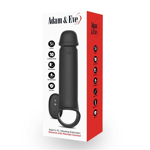 Adam's XL Vibrating Extension packaging