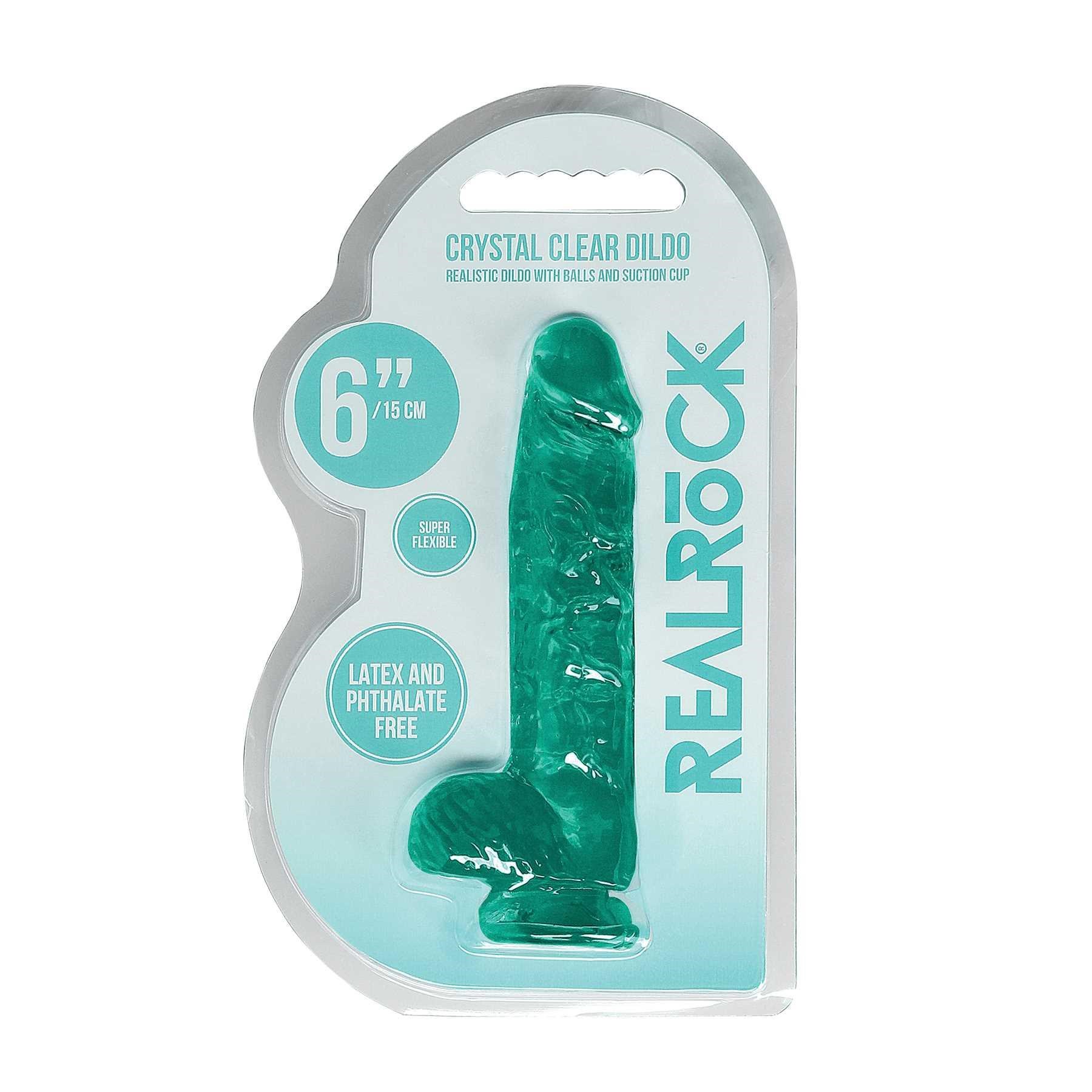 Realrock Realistic Dildo With Balls packaging