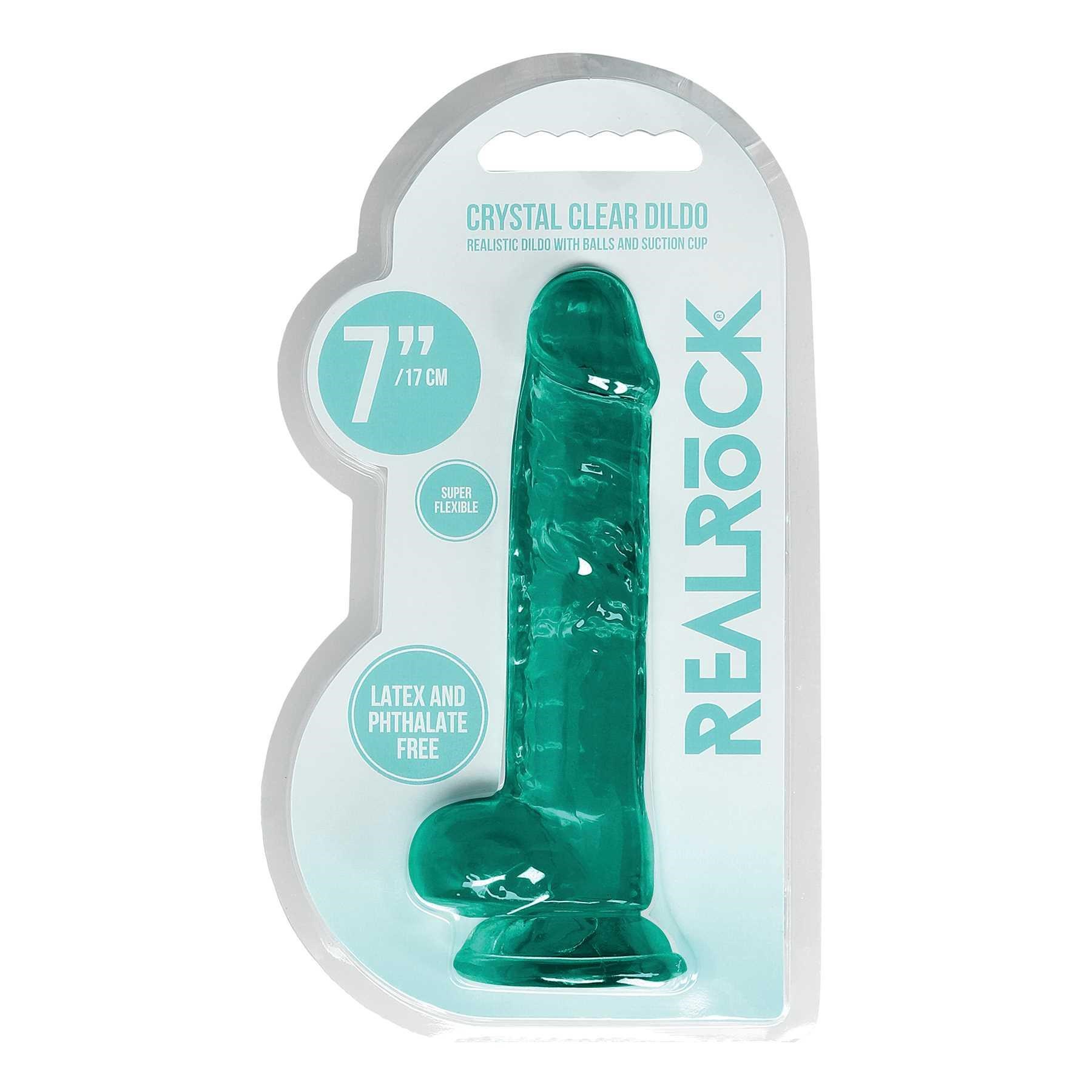 Realrock Realistic Dildo With Balls packaging