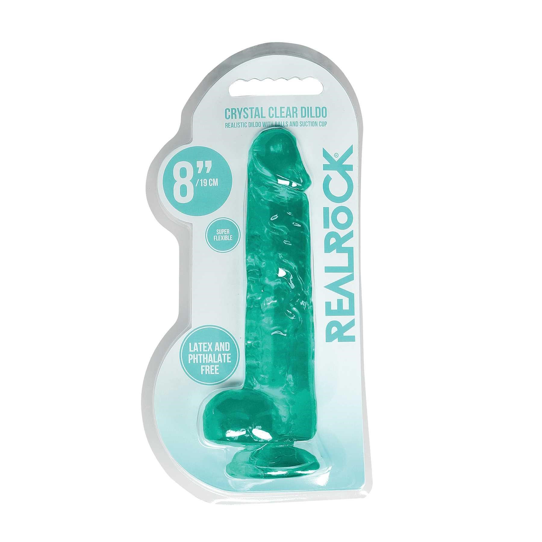 Realrock Realistic Dildo With Balls packaging