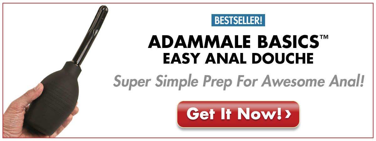 AdamMale Basics EZ Anal Douche -Super Simple Prep For Awesome Anal!