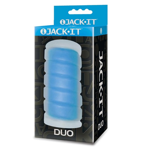 Jack-It Duo Stroker male masturbator blue package