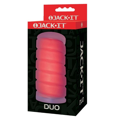 Jack-It Duo Stroker male masturbator red packaging