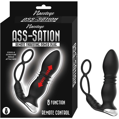 ASS-SATION REMOTE THRUSTING POWER PLUG packaging