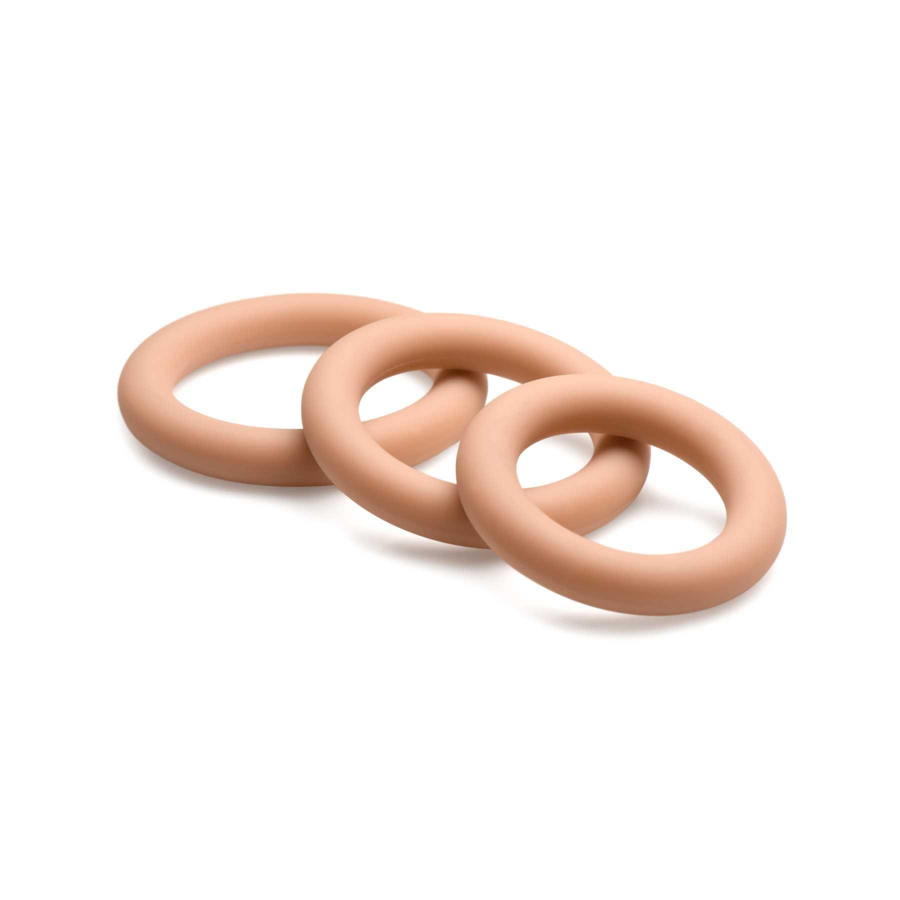 Jock Silicone Cock Ring Set tan
