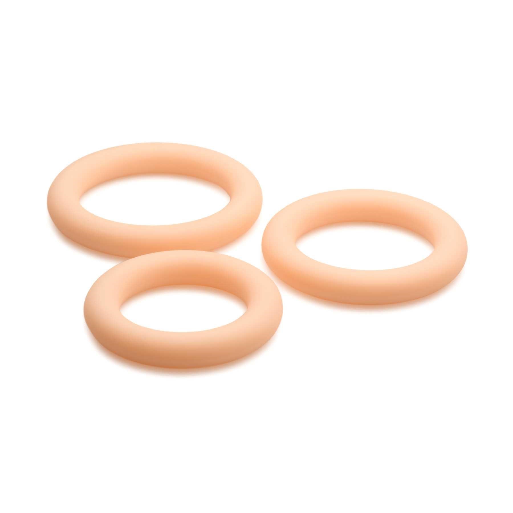 Jock Silicone Cock Ring Set white