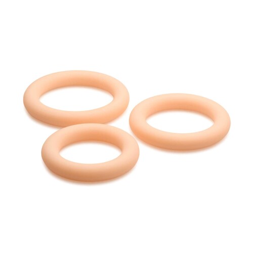 Jock Silicone Cock Ring Set white