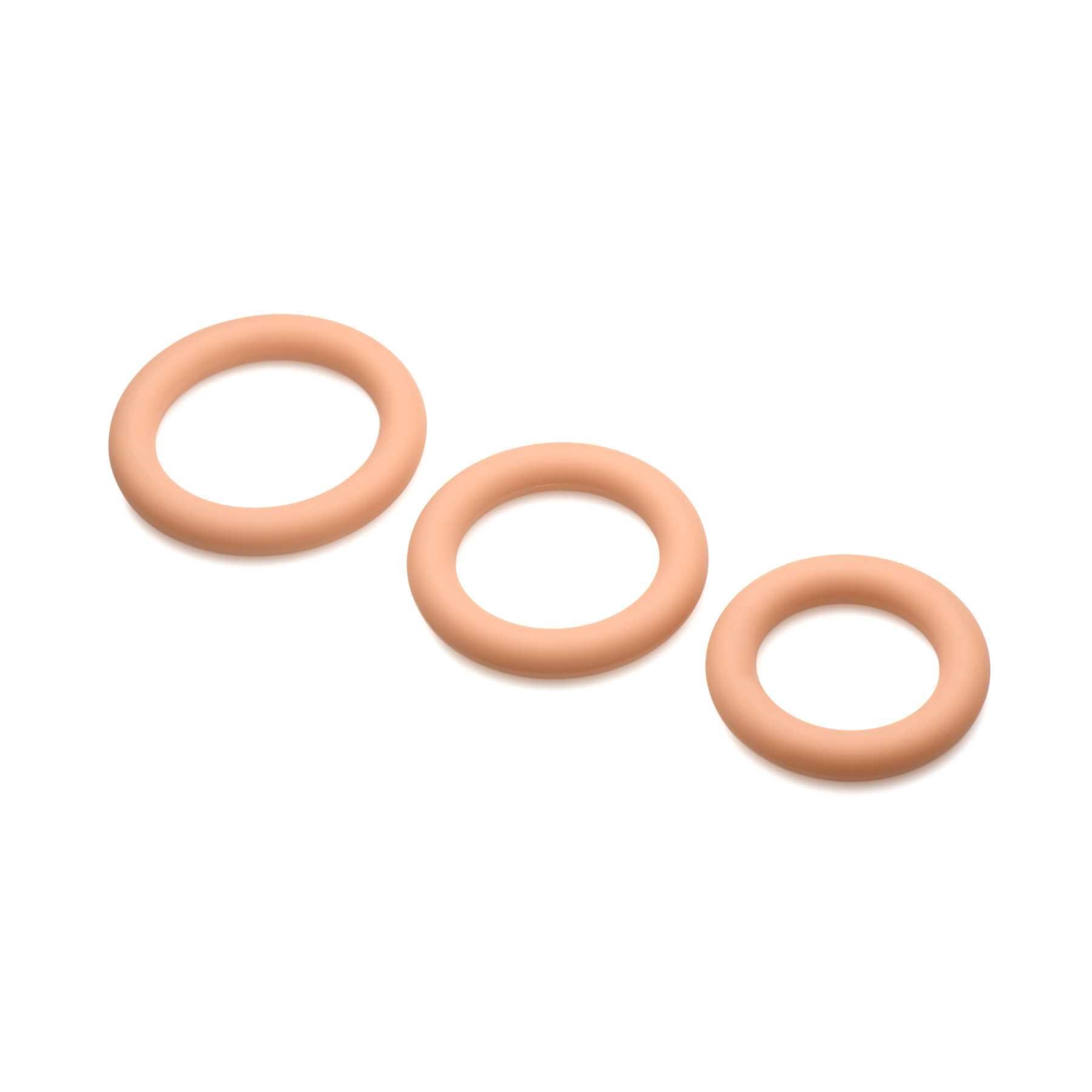 Jock Silicone Cock Ring Set white