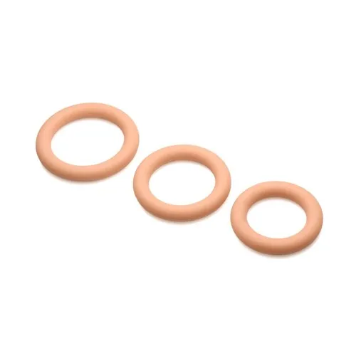 Jock Silicone Cock Ring Set white
