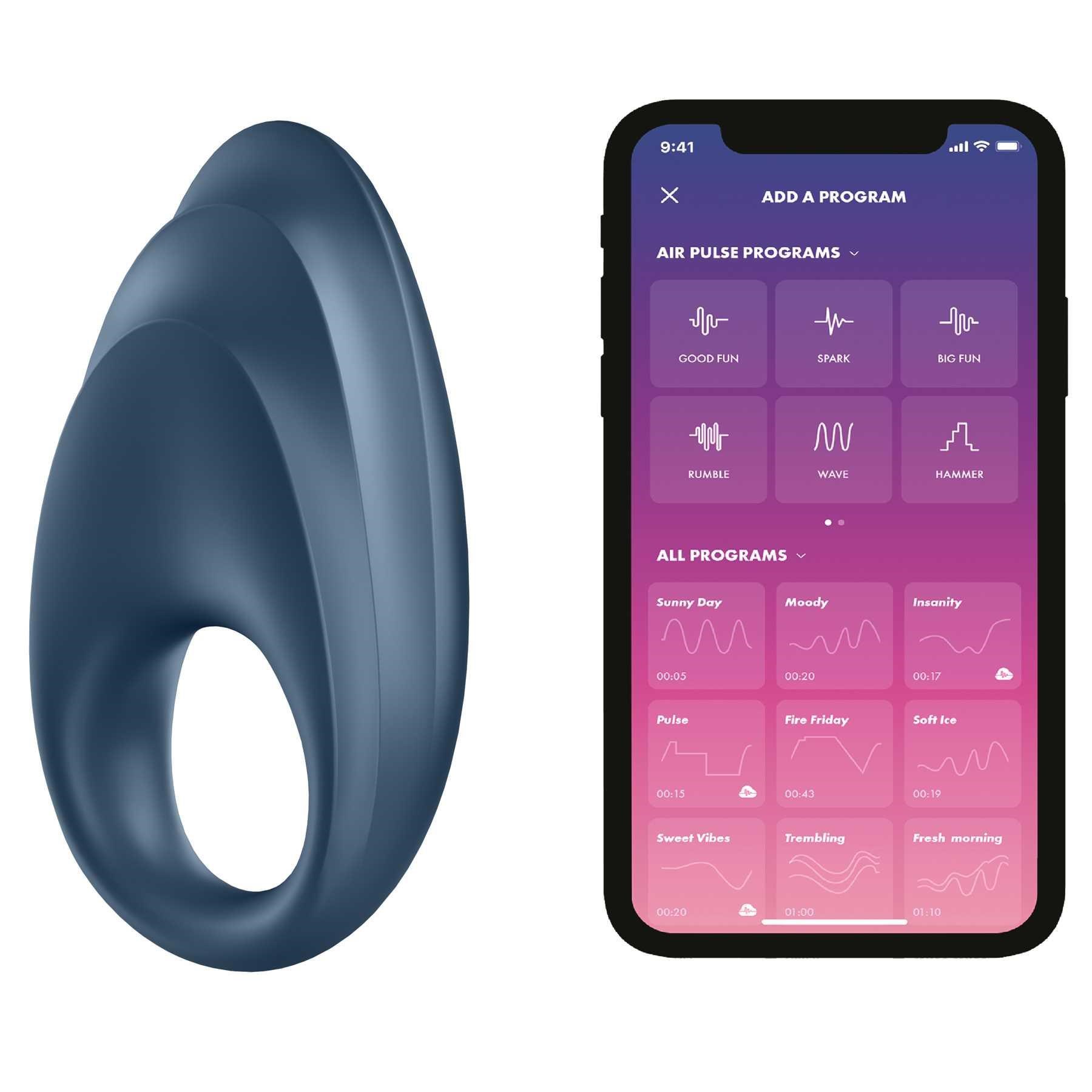 Satisfyer Powerful One Connect App Penis Ring