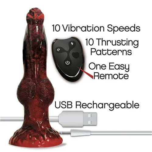 Alien Nation Fire Dragon Thrusting Dildo