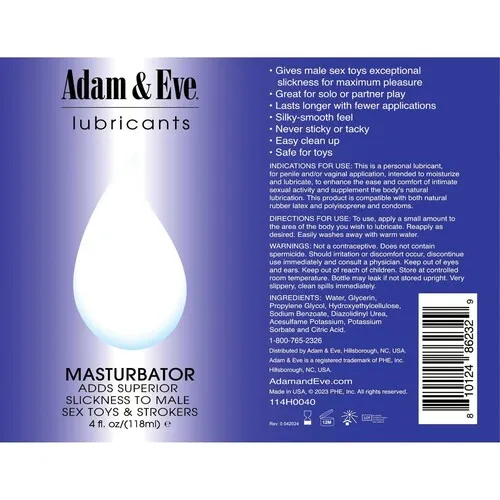 Adam & Eve Masturbator Lube