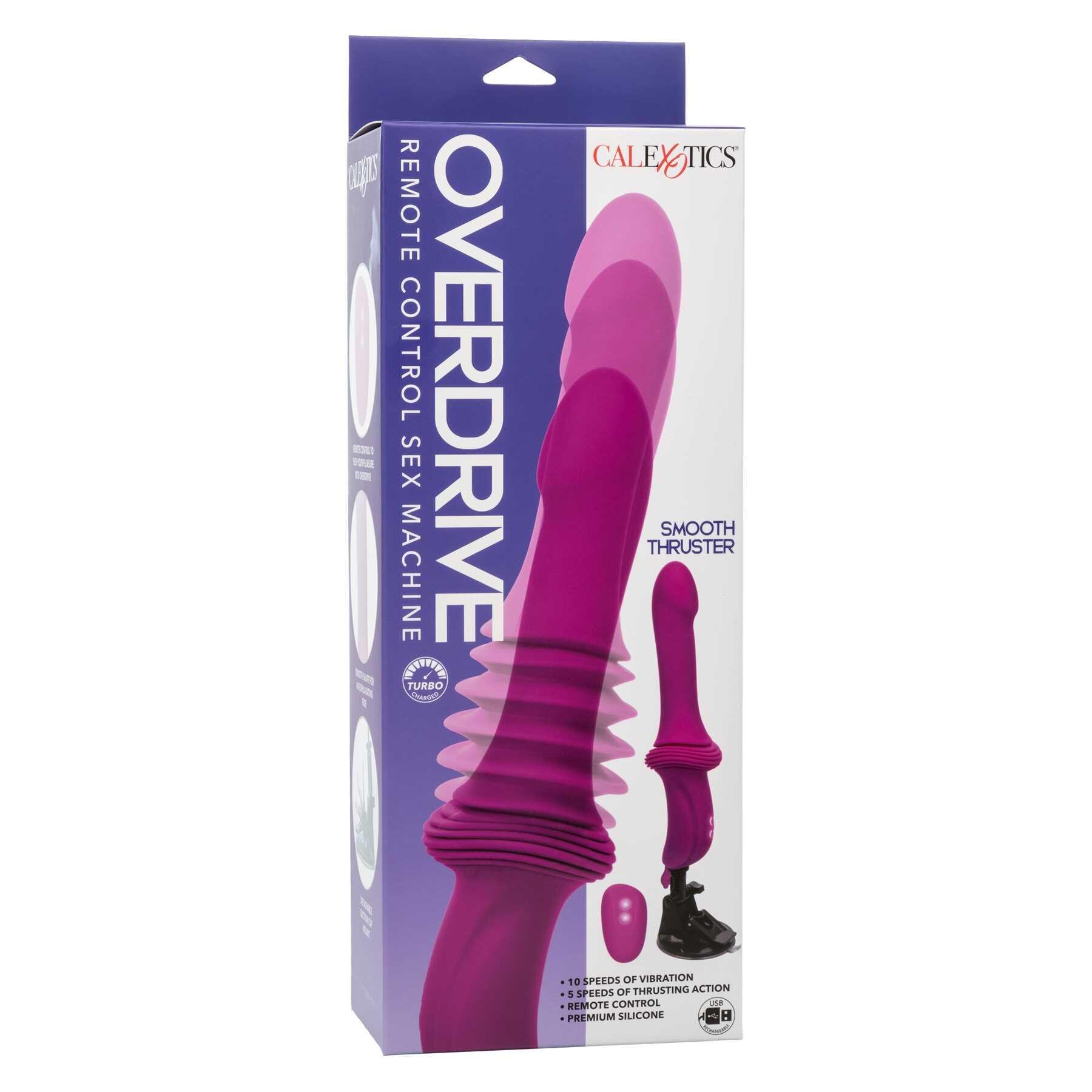 Overdrive Remote Control Smooth Thruster Sex Machine box