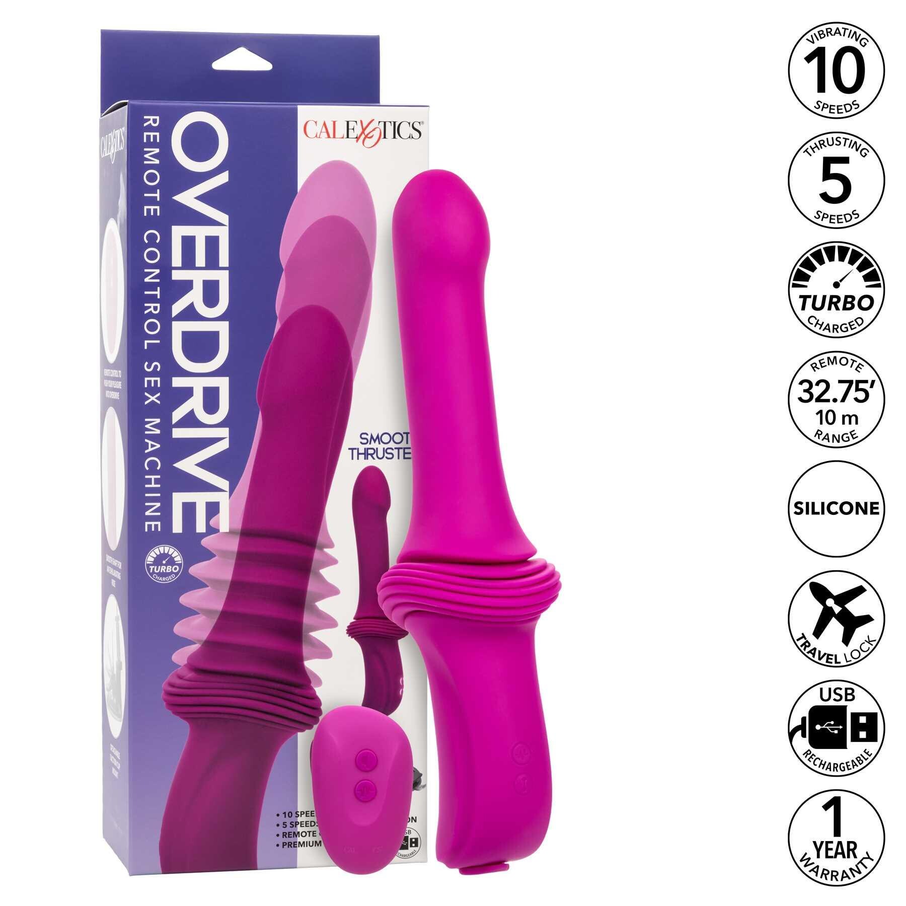 Overdrive Remote Control Smooth Thruster Sex Machine box