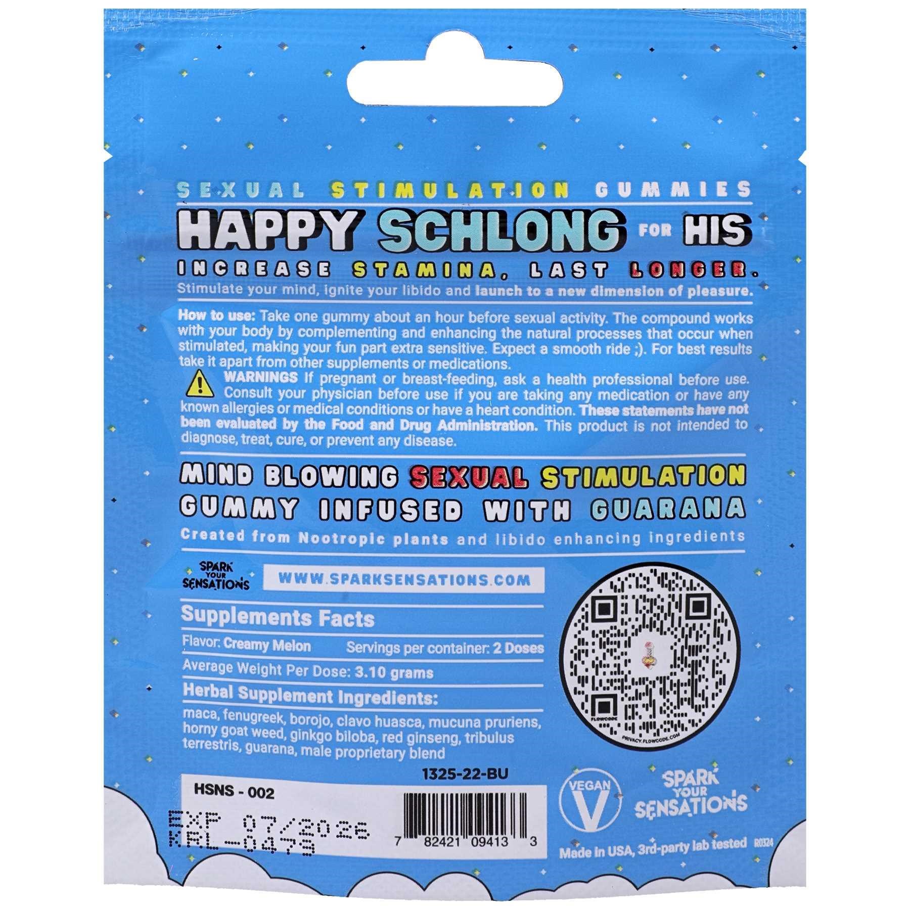 Happy Schlongs His Gummies specifications