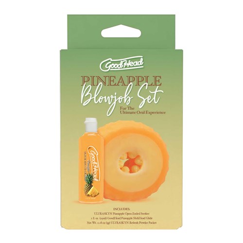 GOOD HEAD PINEAPPLE BLOWJOB SET package