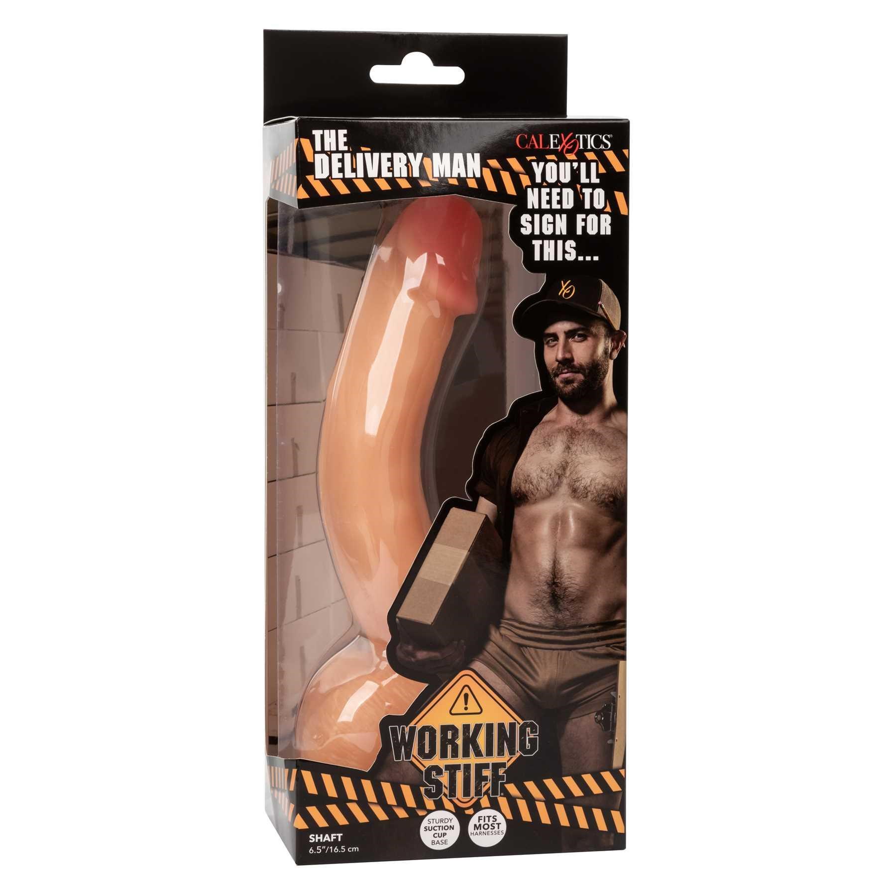 Working Stiff The Delivery Man dildo with product box