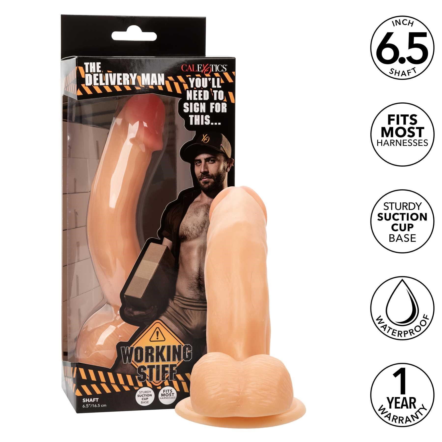 Working Stiff The Delivery Man dildo with product box