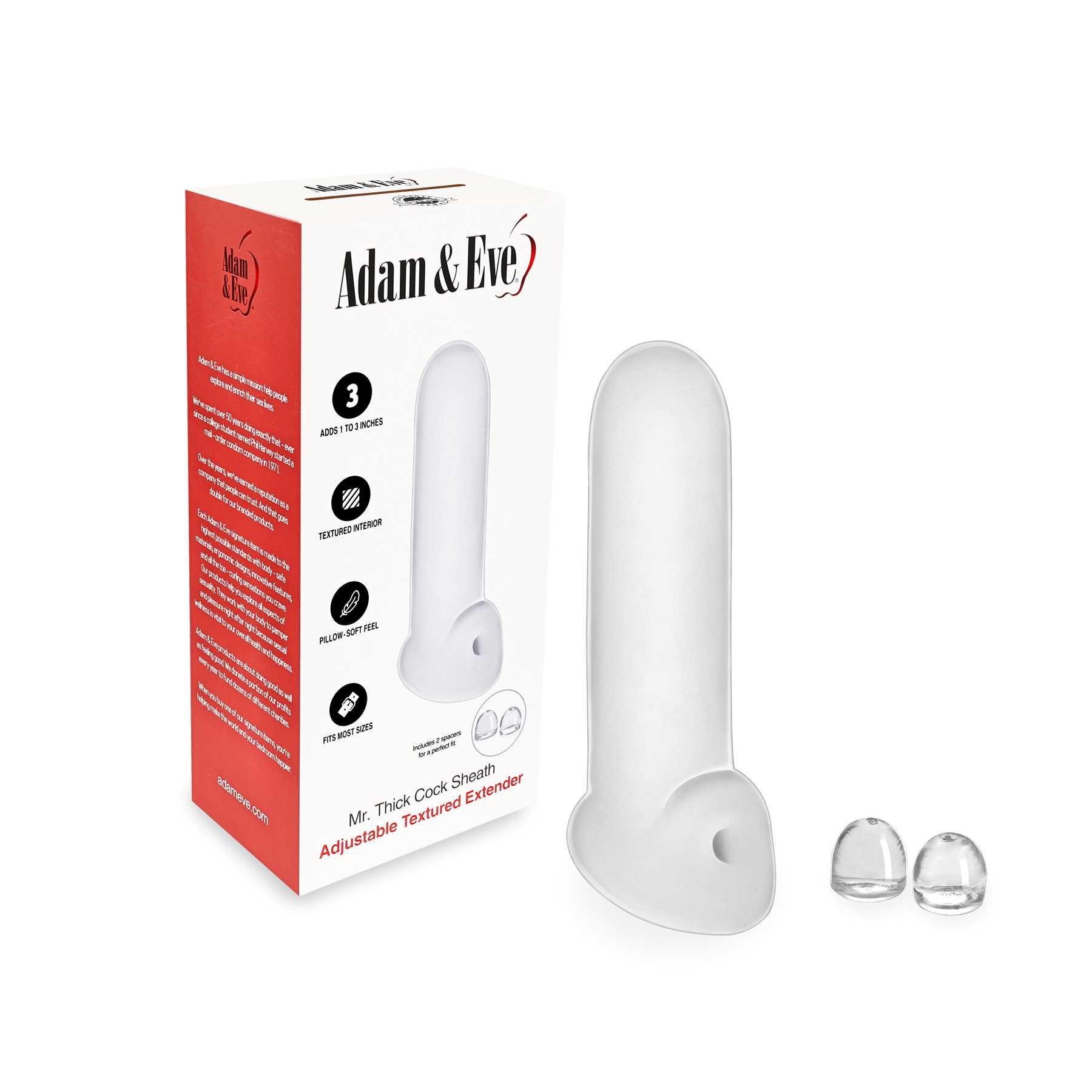 MR. THICK COCK SHEATH WITH BALL STRAP product package