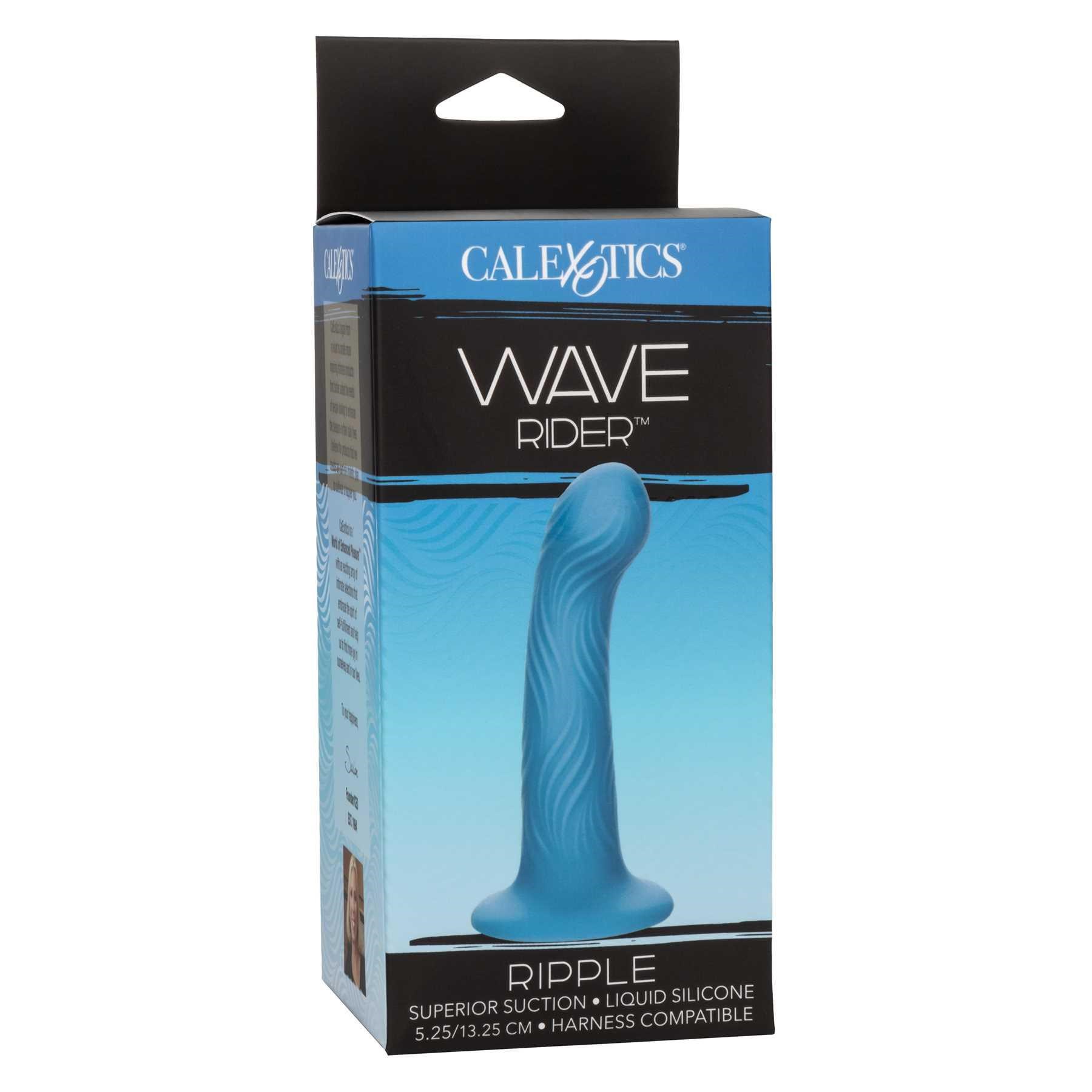 Wave Rider Ripple Liquid Silicone Dildo packaging