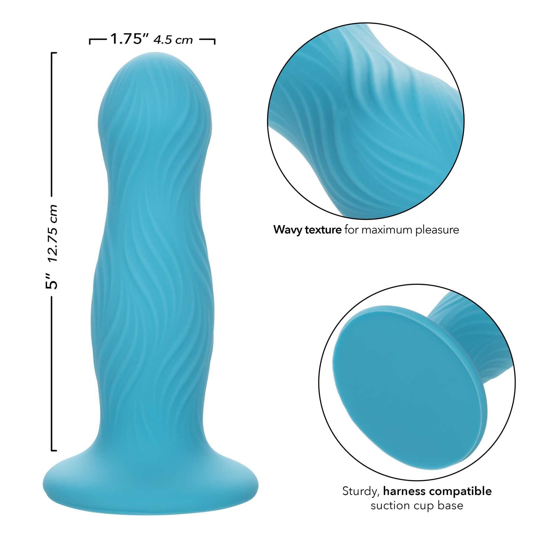 Wave Rider Swell Liquid Silicone Dildo specs