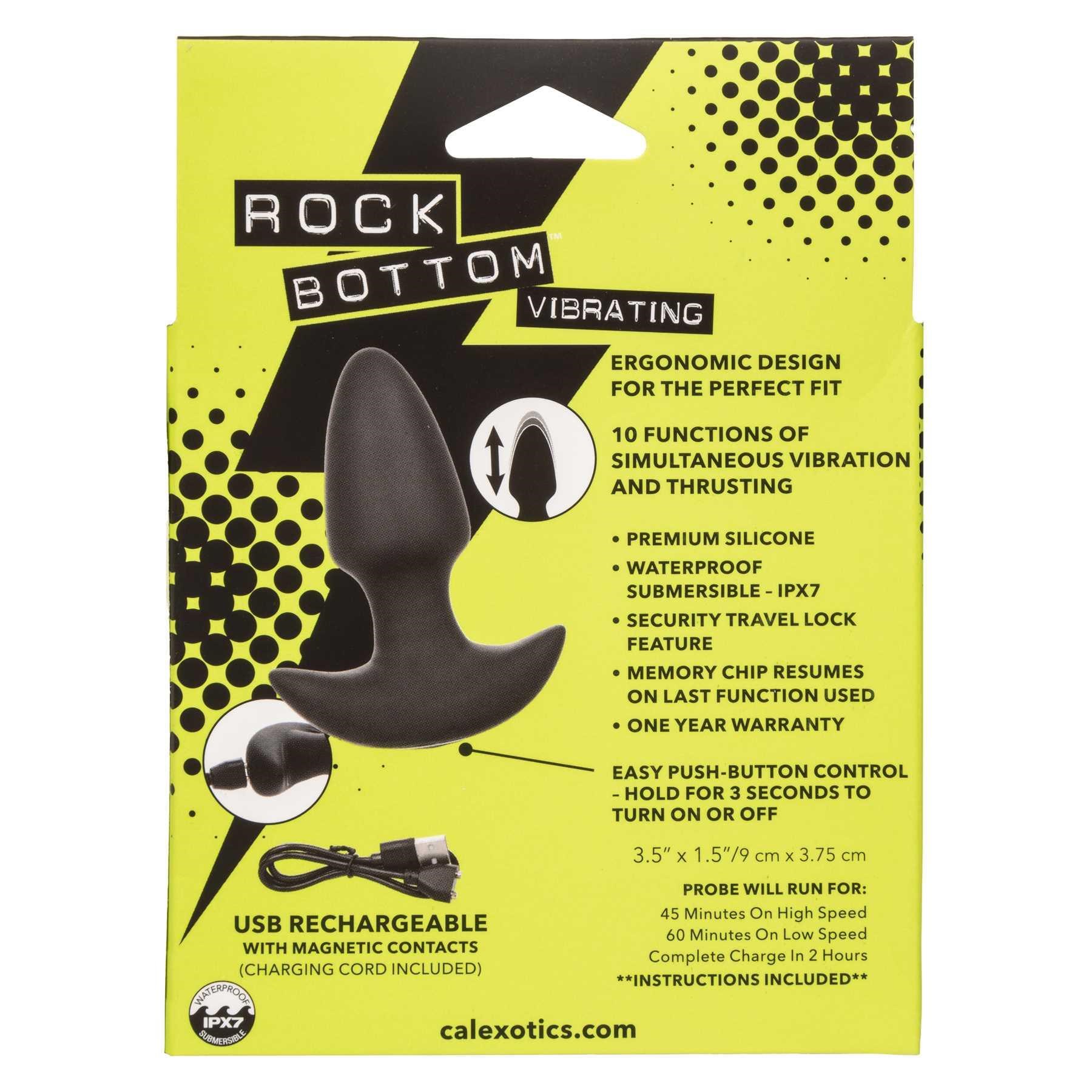 Rock Bottom Vibrating Thrusting Probe