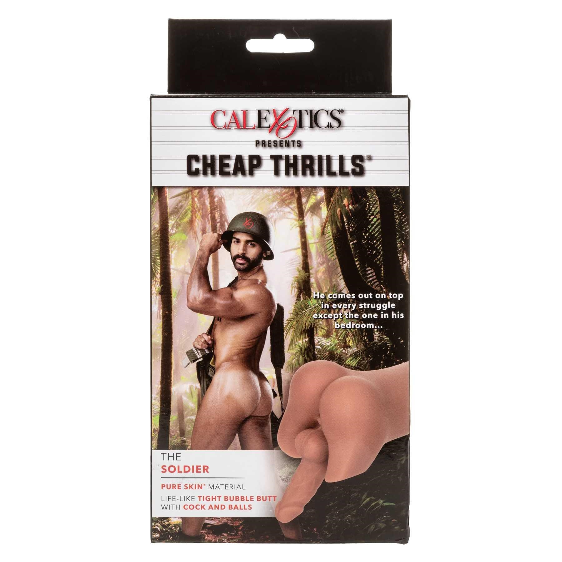 CHEAP THRILLS THE SOLDIER male masturbator product with package