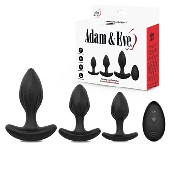 Vibrating Silicone Anal Trainer Set