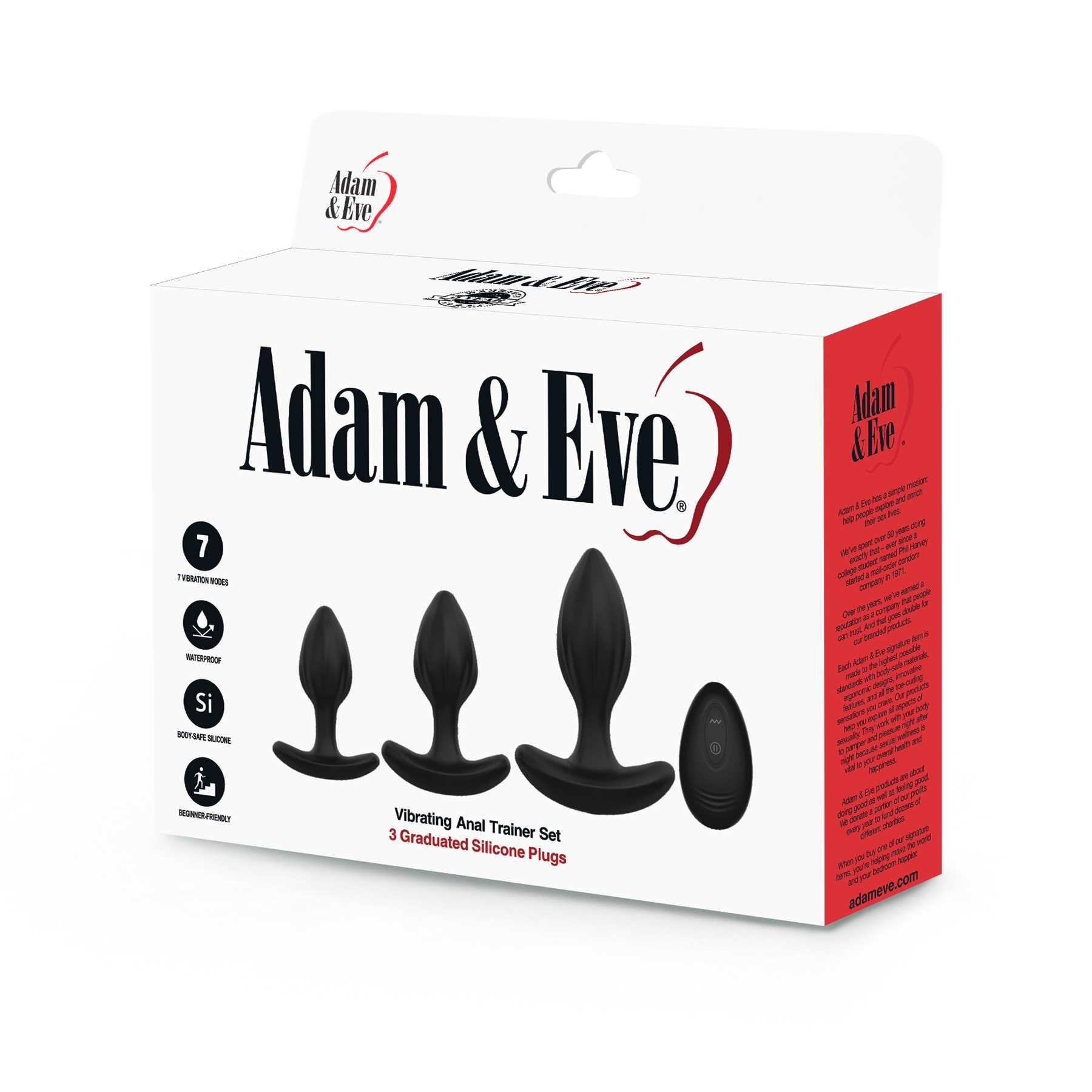 Vibrating Silicone Anal Trainer Set