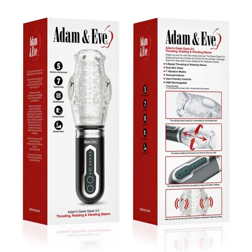 Adam's Gawk Gawk Thrusting & Rotating Masturbator 3.0 box