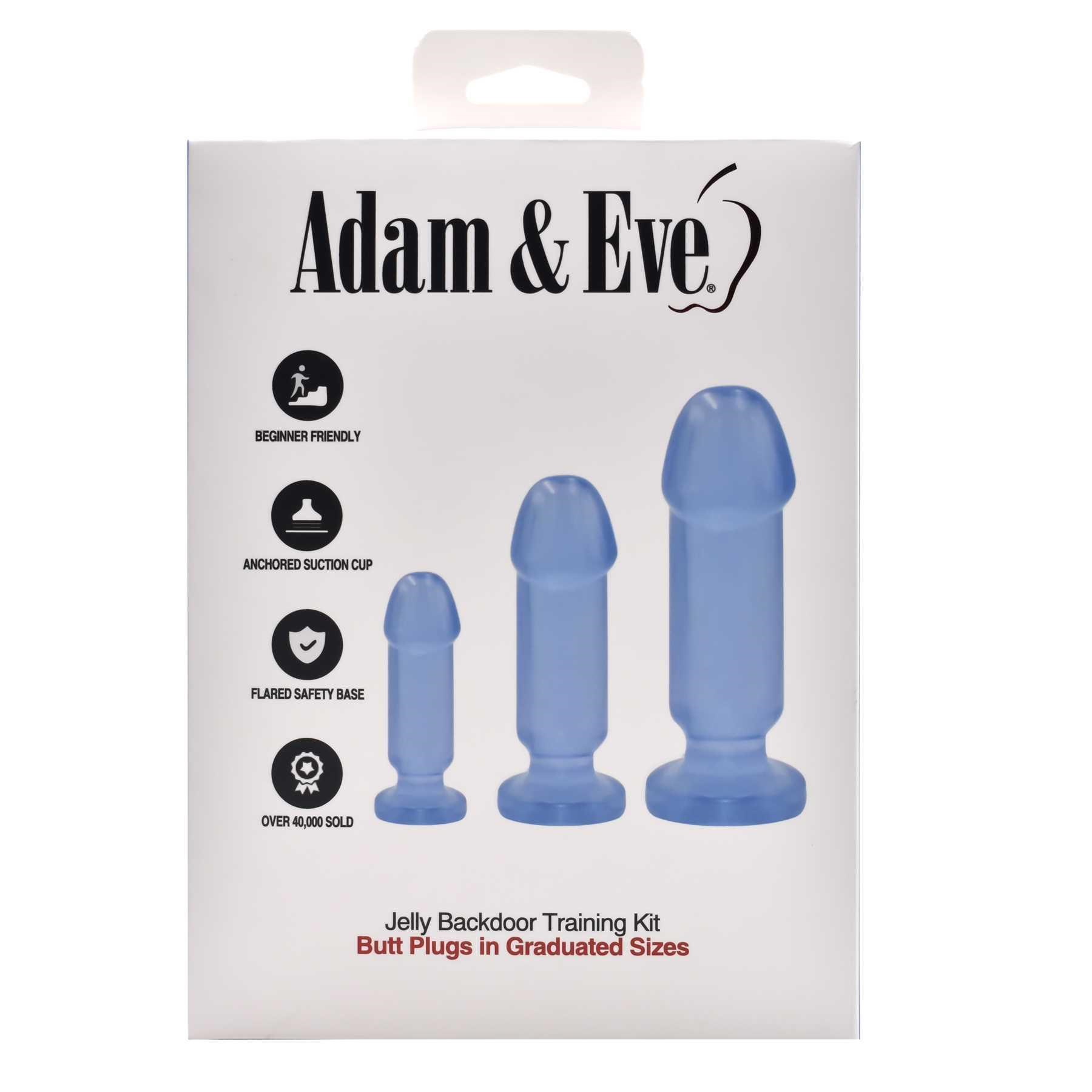 Adam & Eve Jelly Backdoor Training Kit PACKAGING