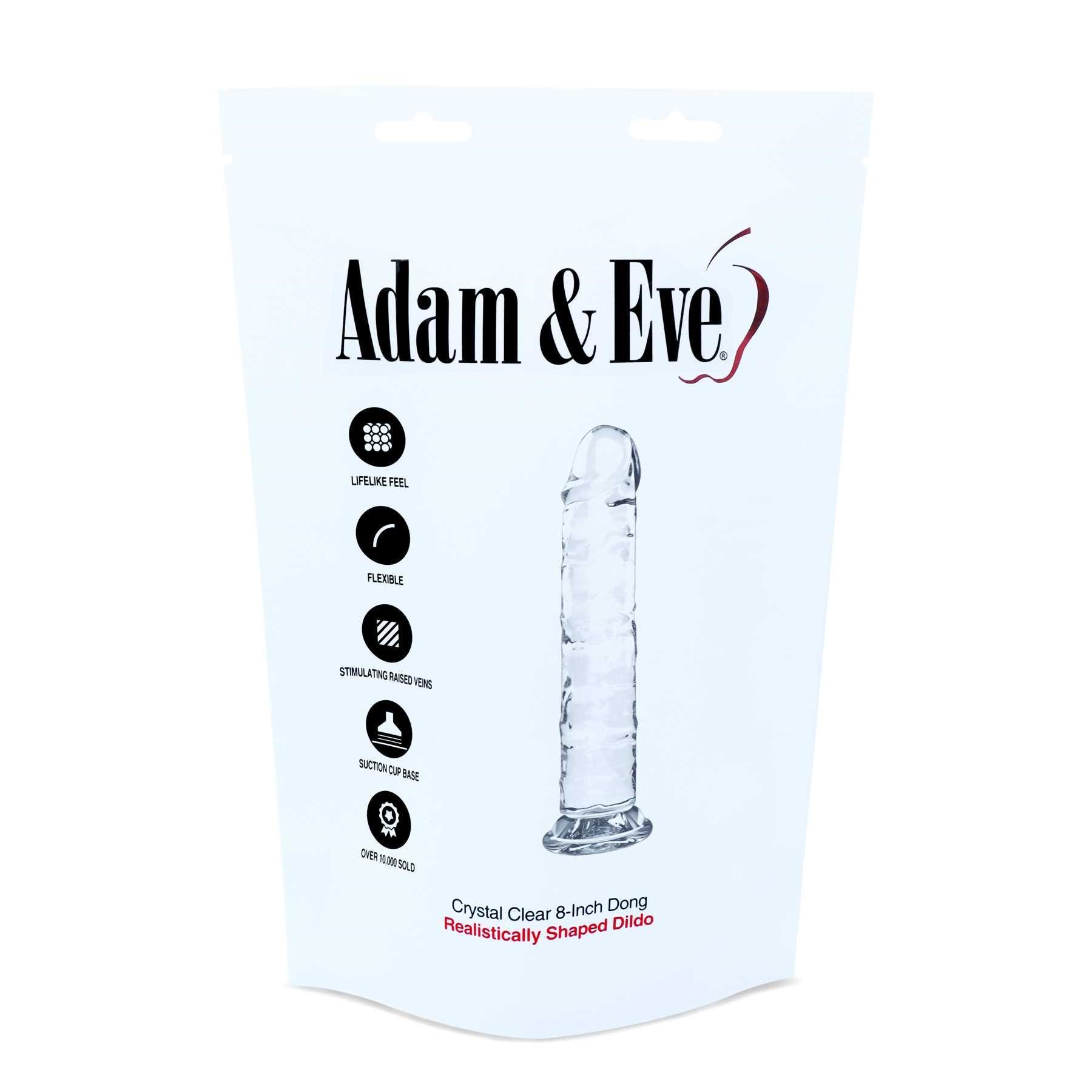 Crystal Clear 8 dildo packaging