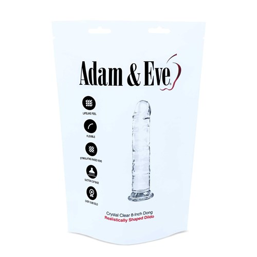 Crystal Clear 8 dildo packaging