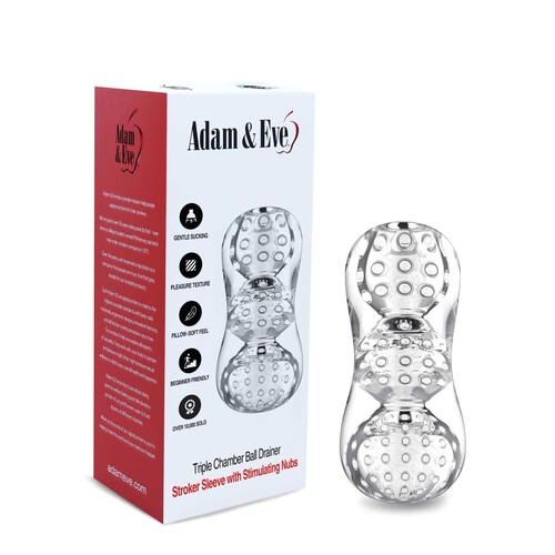 Clear Triple Chamber Stroker Packaging