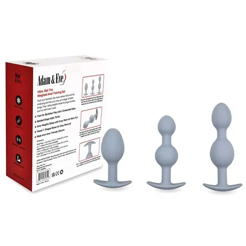 IBRA-BALL TRIO WEIGHTED ANAL TRAINING product with package